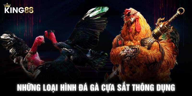 Những loại hình đá gà cựa sắt thông dụng