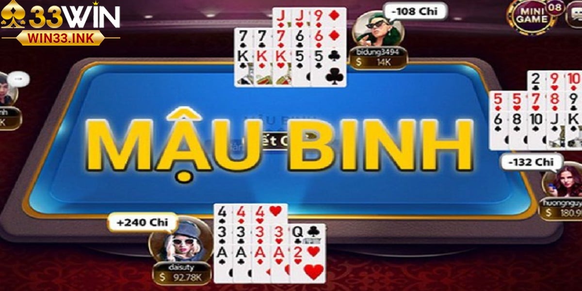 Mậu binh trực tuyến tại WIN33